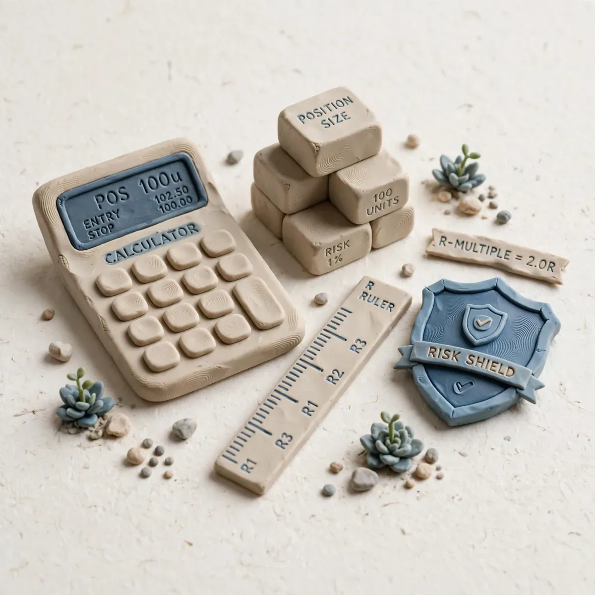 Illustration for lesson: Position calculators, risk and R-multiple