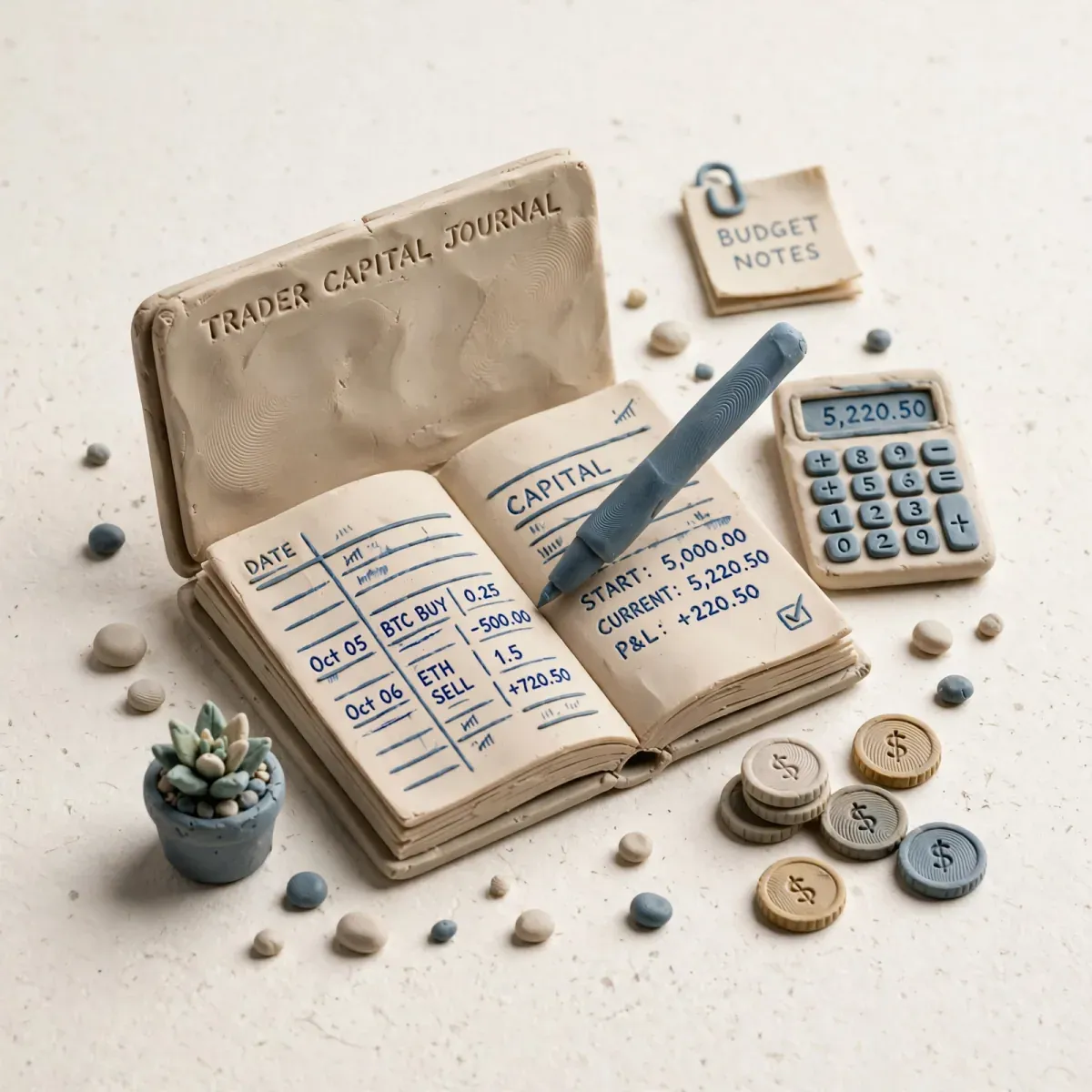 Illustration for lesson: Documenting your finances - a trader's capital journal