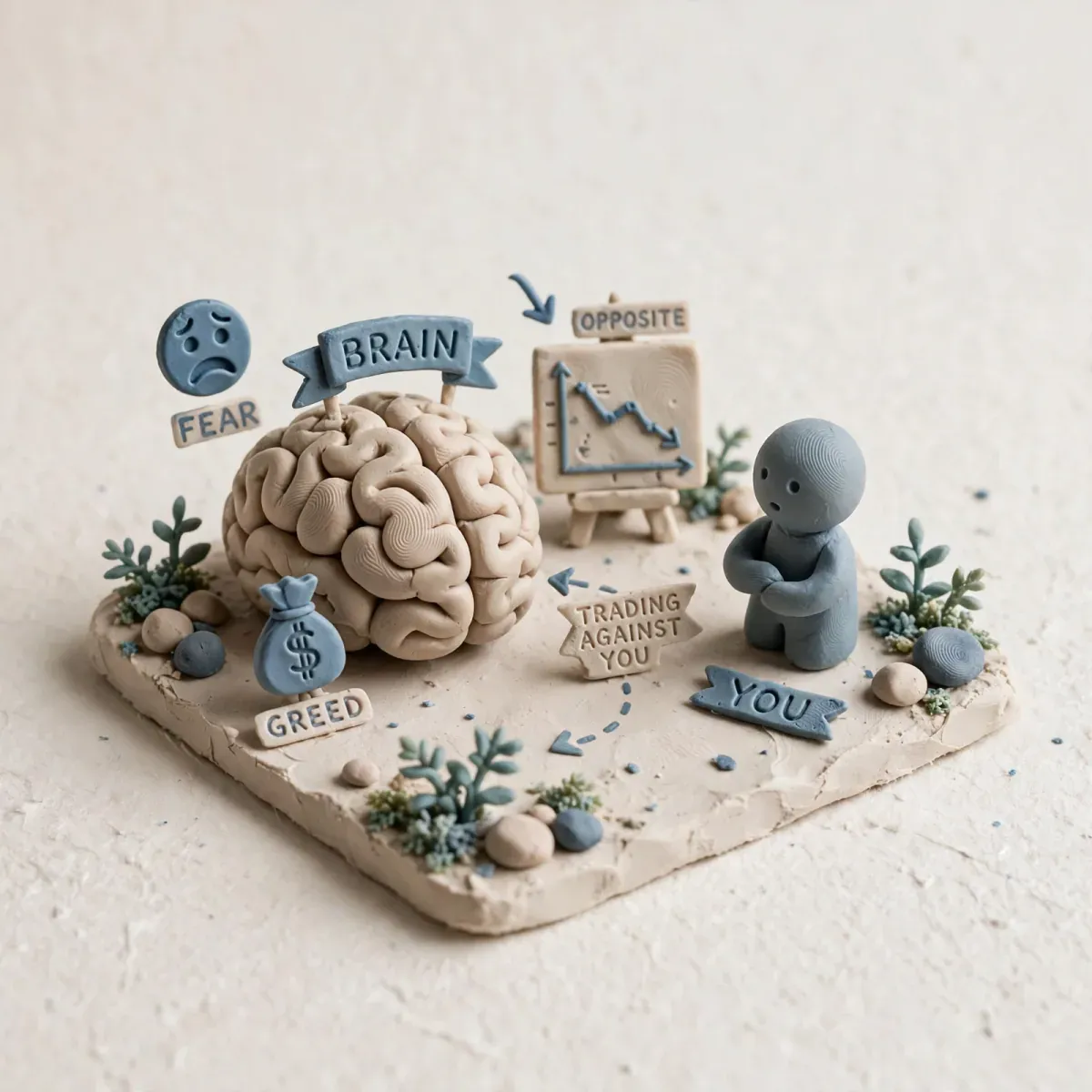 Illustration for lesson: Behavioral economics – how your brain trades against you